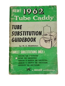 tUBE SUBSTITUTION GUIDEBOOK 1962 POCKET MANUAL BOOK VINTAGE ELECTRONIC neocurio - Bild 1 von 10