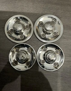 Alfa 105 Serie Radkappen chrom NOS, 1 Satz 4 Stück Bertone Giulia Spider Zagato - Bild 1 von 1