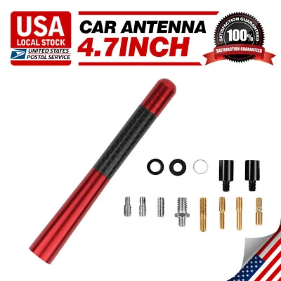 Antena de coche de fibra de carbono roja para Chevrolet Express 2500 1998-2022 totalmente nueva Foto 1 de 4