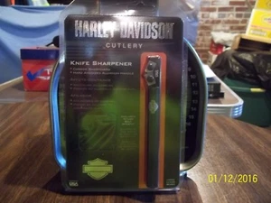  Harley Davidson CUTLERY POCKET KNIFE SHARPENER  NEW IN BOX GREAT CHRISTMAS GIFT - Picture 1 of 4