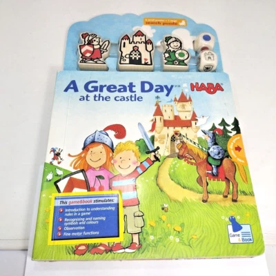 HABA A Great Day At The Castle Search Puzzle & Book 2006 SEALED Pieces GC - Image 1 of 4