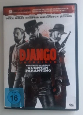 Django Unchained mit Jamie Foxx, Christoph Waltz u. L. DiCaprio  DVD Neuwertig - Bild 1 von 3