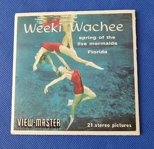 RARE Sawyer's A991 Weeki Wachee Spring of the Mermaids view-master Reels Packet - Picture 1 of 6