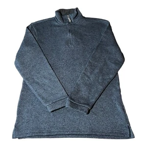 Suéter Haggar In Motion Cuello 1/4 Cremallera Gris Poliéster Para Hombre Talla S - Imagen 1 de 4