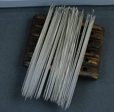 50pcs 15cm long Upholster Needles Large Eye Needle for Sewing Art Craft threads - Image 1 of 2