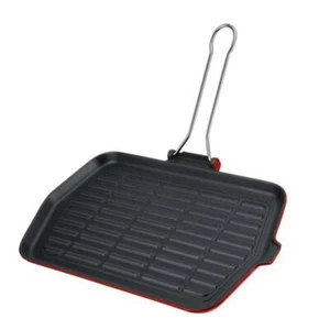 Ilsa - Dietella Induction Steak Grill Bottom Red 23x36 Plate Meat And Vegetable - Picture 1 of 1