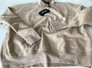 NEW RLX Ralph Lauren Womens Performance Cotton Blend Mock Neck Size M Orig $248 - Picture 1 of 6