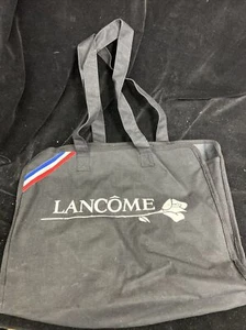 Vintage Lancome Paris FRENCH FLAG Cloth Canvas Tote Bag - Picture 1 of 4