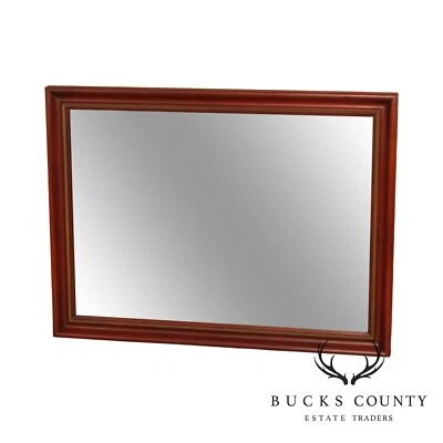 Espejo de pared vintage con marco dorado parcial y cerezo Foto 1 de 4