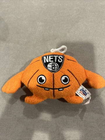 Brooklyn Nets Bleacher Creatures 7" Plush Backpack Bag Clip NBA Basketball Cover