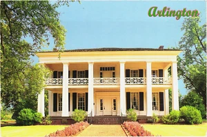Postcard: Arlington House -- Birmingham - Alabama, USA - Picture 1 of 2