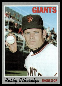 1970 Topps #107 Bobby Etheridge  VG-EX-B111R1