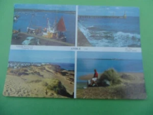 Amble, Northumberland - Multiview Postcard - Large card unused - Picture 1 of 2