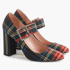 tartan plaid heels