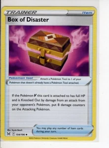 BOX OF DISASTER TRAINER LOST ORIGIN SET POKEMON CARD 154/196 NM/M - Picture 1 of 1