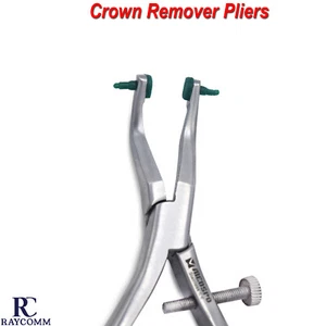 Removedor de corona dental fórceps con punta de goma removedor de corona para herramientas dentales - Imagen 1 de 5