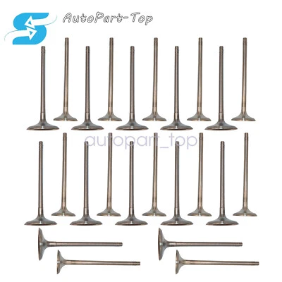 Válvulas de escape de admissão de motor compatíveis com Mercedes Benz C350 E350 R350 S350 3,5L - Imagem 1 de 4