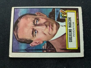 1952 Topps Look 'N See tarjeta # 69 de Guglielmo Marconi - inventor (en muy buen estado/ex) - Imagen 1 de 3
