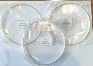 3 X DIFFERENT SIZES Silver Plated Flat Wire Chokers - Picture 1 of 4