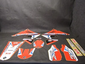 Honda CR125/250 02 -07 FLU DESIGNS GRÁFICOS DE EQUIPO GR2020 - Imagen 1 de 3