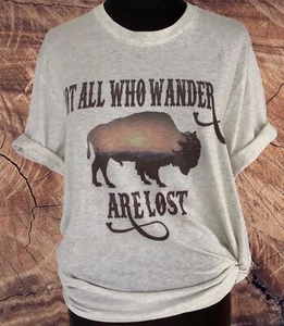 WomensWestern TShirts/Tops(3XL)NOT ALL WHO WANDER ARE LOST NEW W/TAGS! 9.99 - Picture 1 of 6