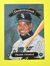 1991 Donruss Diamond Kings Insert Card #DK-8, Frank Thomas, Chicago White Sox