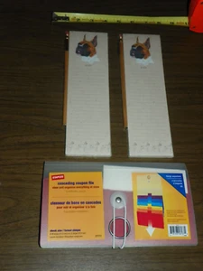 2 Wellspring BOXER  Note Paper Pads Notepad MAGNET BACK AND COUPON FILER-NEW - Picture 1 of 2