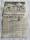 1983/84 Sheffield United 2 Bournemouth 0 orig newspaper press report cutting