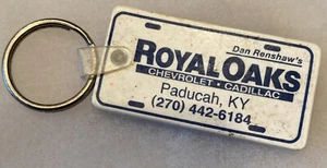 Schlüsselanhänger Paducah KY Kentucky ROYAL OAKS CHEVROLET CADILLAC Werbung Auto Gas  - Bild 1 von 2