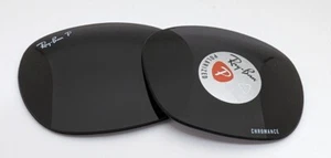Ray-Ban RB3670CH Polarized Dark Grey Chromance Replacement lenses 54mm Authentic - Picture 1 of 5