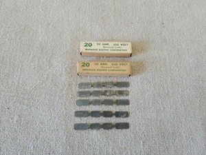 Monarch 20AMP 250VOLT Renewal Fuse Links PACK OF 40 - Picture 1 of 6