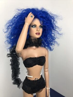 Уникальная кукла 16 дюймов Tonner Abra от Kedra Menish, индивидуальная перекраска, синий мех волосы #u - Изображение 1 из 4