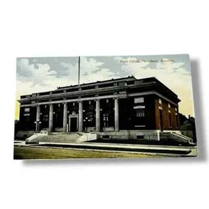Postcard Post Office Pittsburg Kansas Divided Back Card C827 - Picture 1 of 2