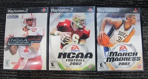 Playstation 2 PS2 Lot: NCAA March Madness 2002, NCAA College Football 2K3 - Bild 1 von 5