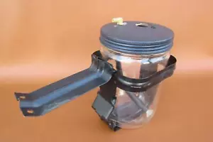 1959 Cadillac Nice Original Windshield Washer Glass Jar with Bracket - Picture 1 of 14
