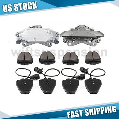 Front Brake Calipers Ceramic Brake Pads for Audi Allroad Quattro 2.7L 2001-2005 - Image 1 of 4