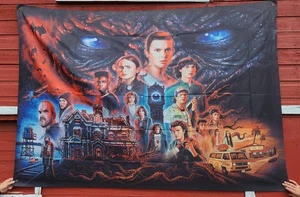 Stranger Things Season 4 Giant Wall Banner 84 W x 56 H with Grommets - Picture 1 of 2