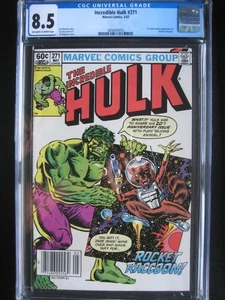 Incredible Hulk #271 Newsstand UPC CGC 8.5 Marvel 1982 1st app Rocket Racoon - Picture 1 of 4