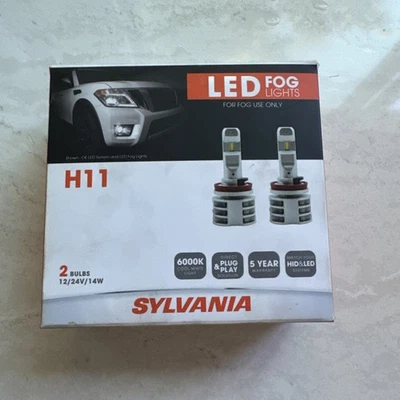 Luces antiniebla LED Sylvania H11 2 bombillas 12/24V/14W TOTALMENTE NUEVAS Foto 1 de 3