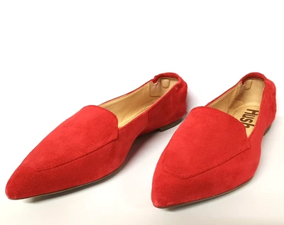 NEW Hushpuppies Moyen Suede Flat Loafer Reddish-Salmon color hpw10212 SIZE 10 - Image 1 of 4
