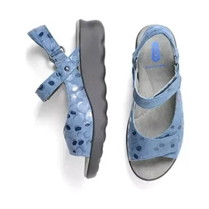 Wolky sandalo donna Pichu cerchi blu taglia 7 - Foto 1 di 16