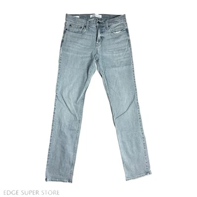 Calvin Klein Jeans Light Blue Gray Wash Straight Fit Denim Pants Size 30 x 34 - Image 1 of 4