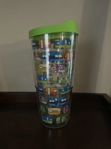 Tervis 24 Unzen Isolierbecher Camping Wohnmobil Anhänger Reise Design grüner Deckel keine Risse - Bild 1 von 4