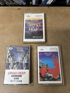 Uriah Heep Cassette Lot - Best Of, Demons And Wizards & The Magicians Birthday - Picture 1 of 2