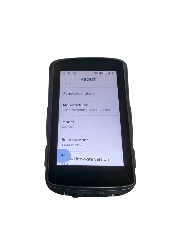 Hammerhead Karoo 2 Cycling Computer with box and accessories - Image 1 of 4