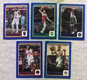 2023-24 Panini NBA Hoops Basketball Blue Parallel Insert SP 5 Card Lot - Picture 1 of 2