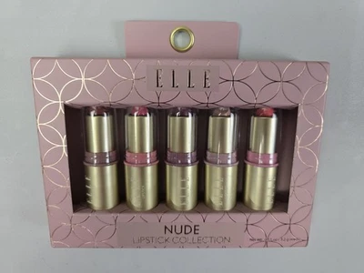 Elle Lipstick Collection 5 Nude Box Set Sealed  - image 1 of 4