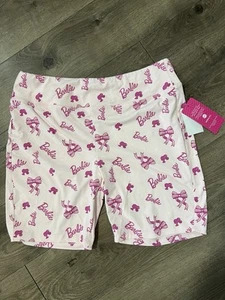 Pantalones Cortos de Motociclista Barbie Rosa Talla Junior XL Nuevos - Imagen 1 de 3