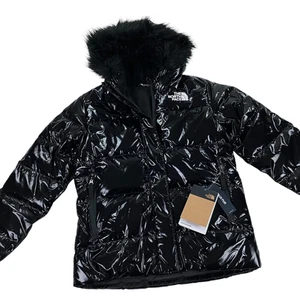 Abrigo de Invierno Parka The North Face Niñas North Down 600 Relleno Talla M (10) Negro Nuevo con Etiquetas - Imagen 1 de 12