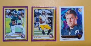 2025 Donruss Purple Press Proof Pittsburgh Steelers DK Metcalf Kings Will Howard - Picture 1 of 1